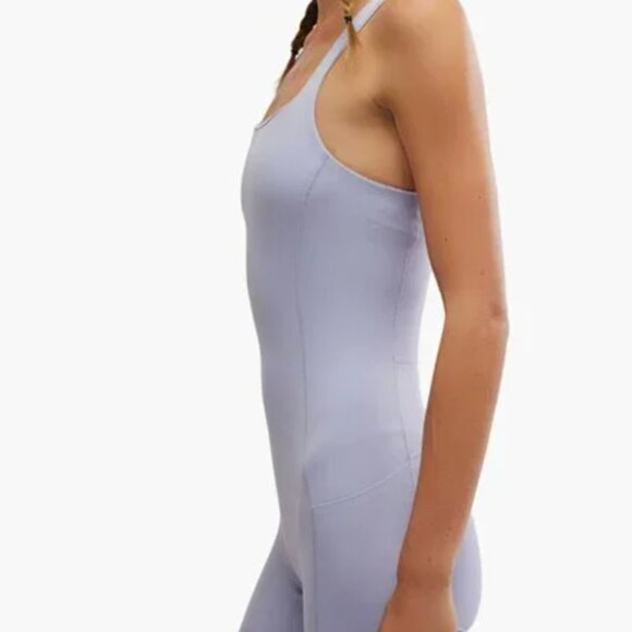 NWT Free People Never Better Runsie Romper X-Small, PLATINUM - Picture 8 of 11